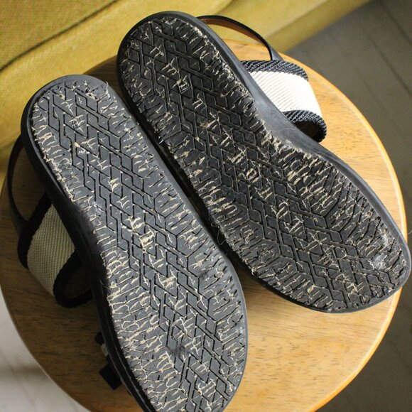 Marni cream and black woven sandals with satin bow detail Sz 8 - Picture 9 of 9